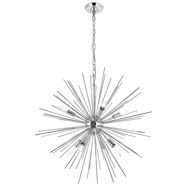 Timber Pendant by Elegant Lighting