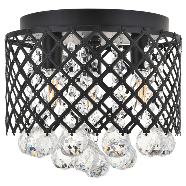 Tully Flush Ceiling Light Fixture by Elegant Lighting