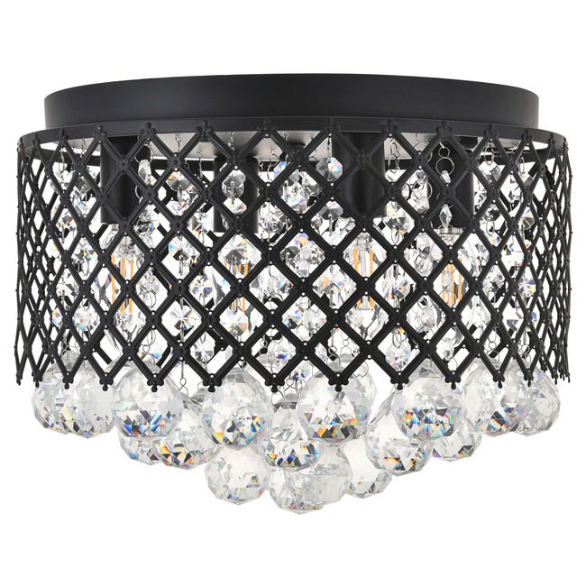 Tully Flush Ceiling Light Fixture by Elegant Lighting