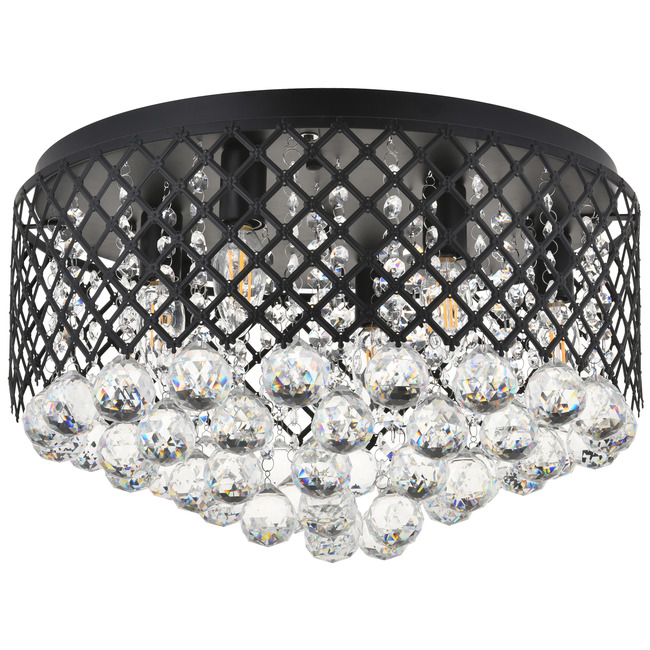 Tully Flush Ceiling Light Fixture by Elegant Lighting