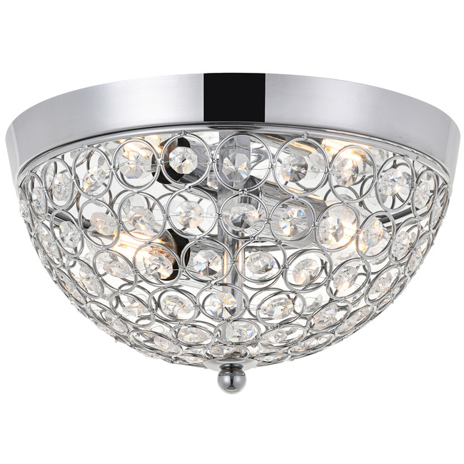 Taye Flush Ceiling Light Fixture by Elegant Lighting