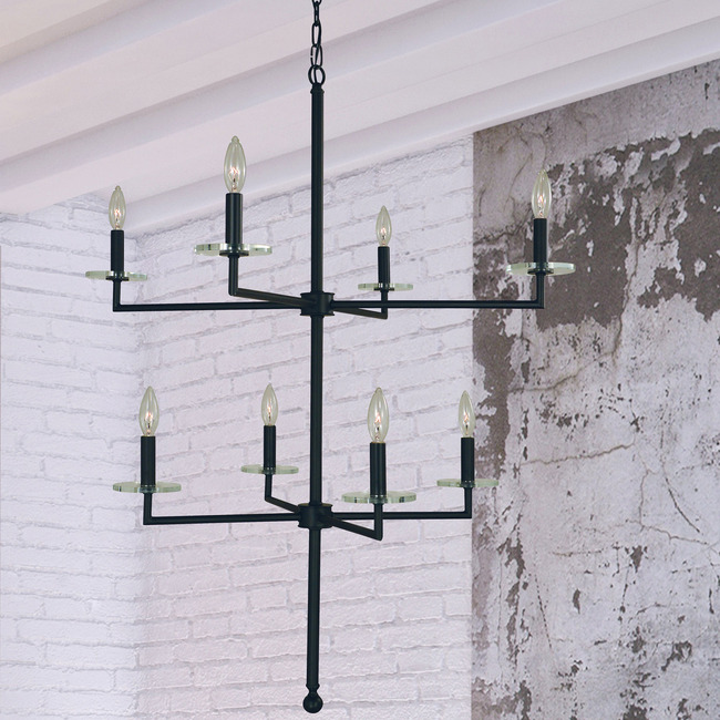 Muse Tiered Chandelier by Framburg