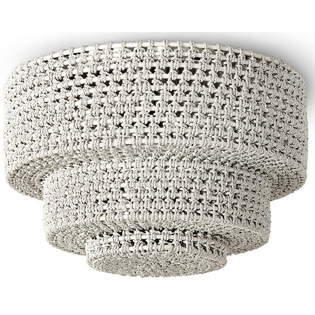 Veranda Flush Ceiling Light by Palecek