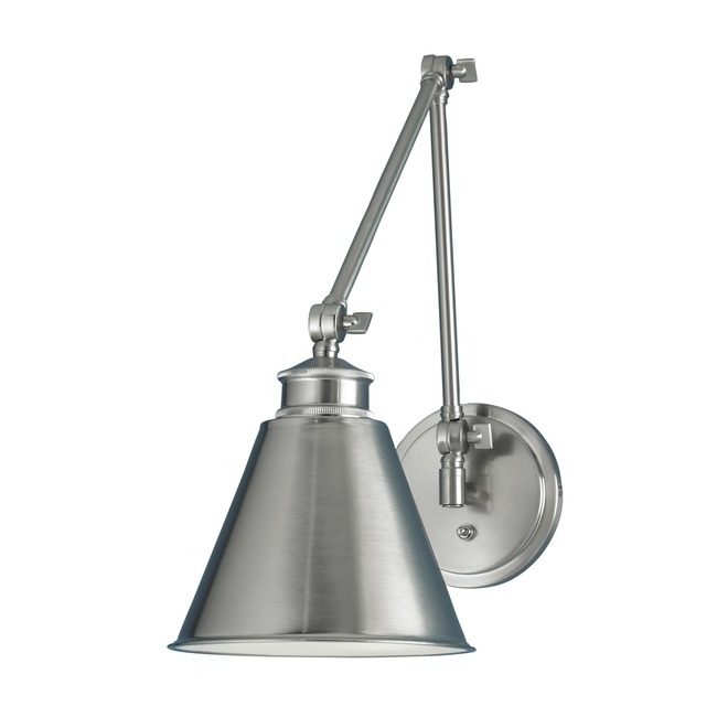 Aidan Swing Arm Sconce By Norwell Lighting 8475 Bn Ms Image Aidan Swing Arm Sconce By Norwell Lighting