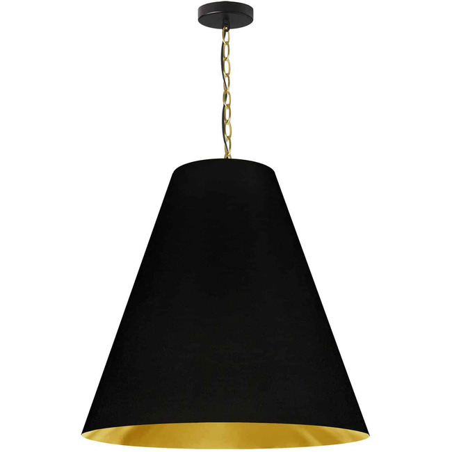 Anaya Pendant with Metallic Interior by Dainolite