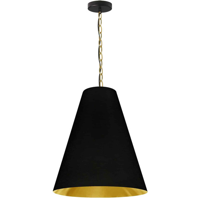 Anaya Pendant with Metallic Interior by Dainolite