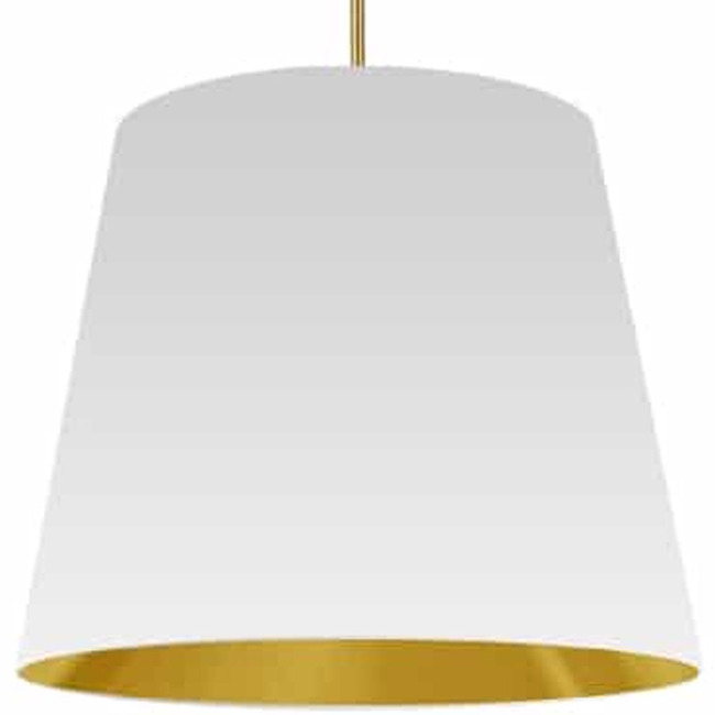Oversized Tapered Drum Pendant by Dainolite