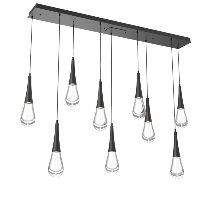 Raindrop Waterfall Linear Multi Light Pendant by Hammerton Studio