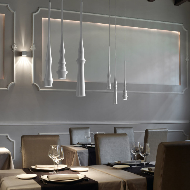 Slend Linear Multi-Light Pendant - Open Box by Bover