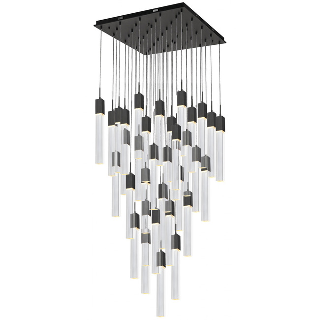 Glacier Square Multi Light Pendant by Avenue Lighting
