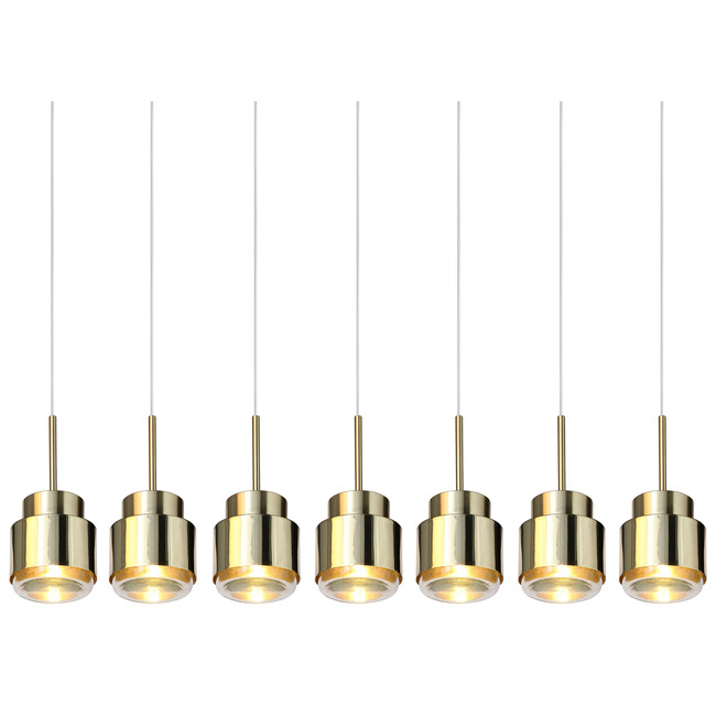 Cupallo Linear Multi Light Pendant by David Pompa