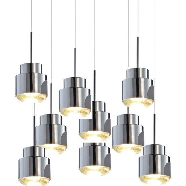 Cupallo Round Multi Light Pendant by David Pompa