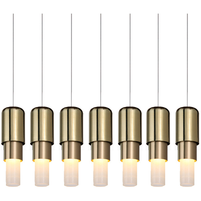 Mingo Linear Multi Light Pendant by David Pompa