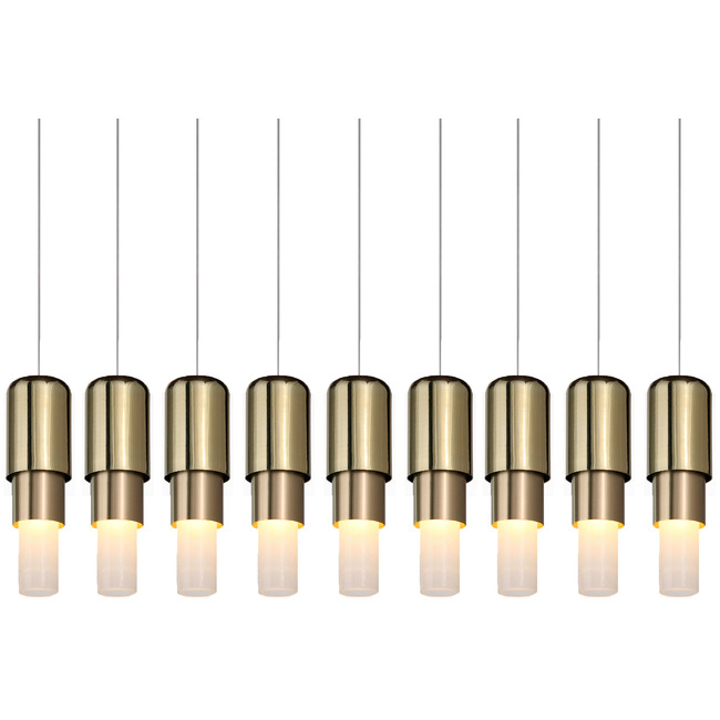 Mingo Linear Multi Light Pendant by David Pompa