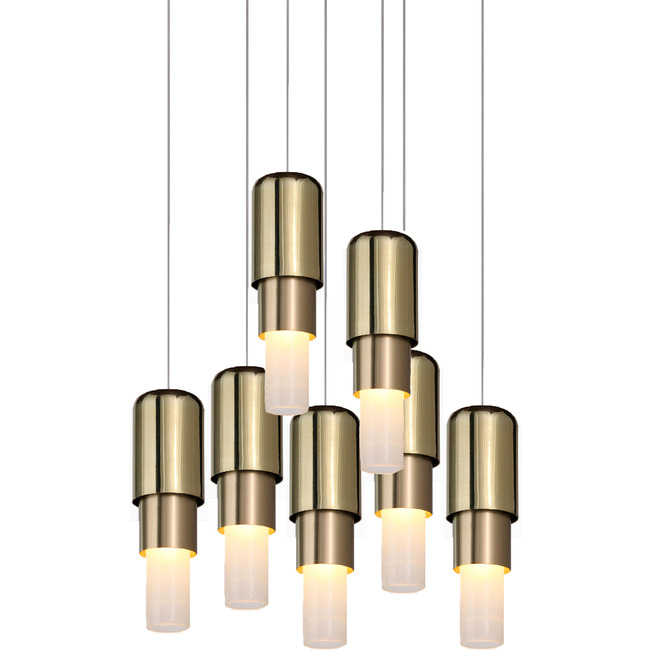 Mingo Round Multi-Light Chandelier by David Pompa