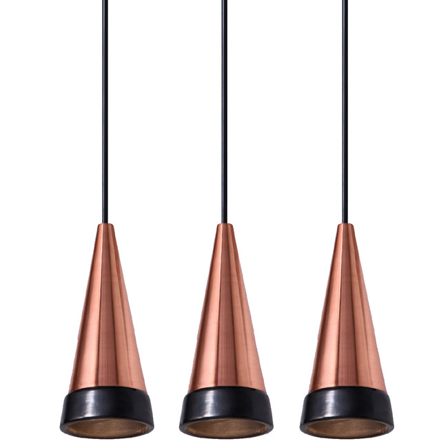 Vitrif Linear Multi Light Pendant by David Pompa