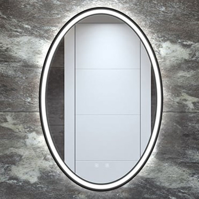 Brilliance Oval Lighted Mirror by Electric Mirror | BRI-2436-01L ...