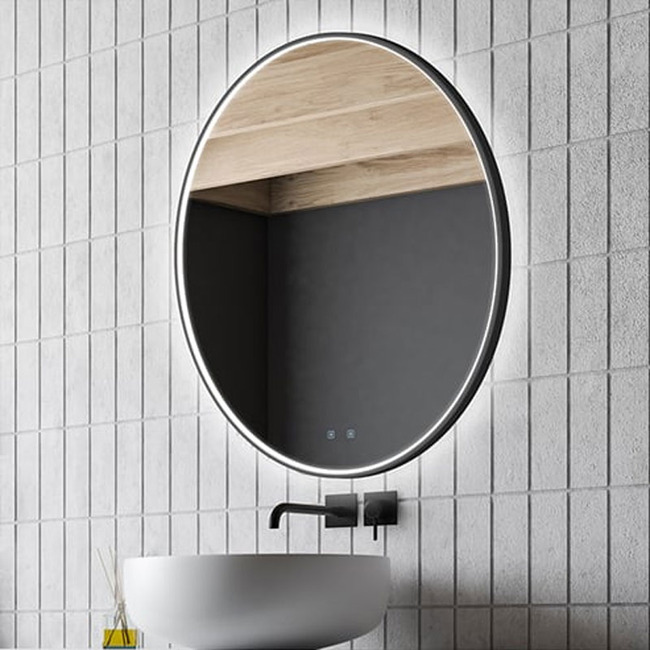 Brilliance Round Lighted Mirror by Electric Mirror