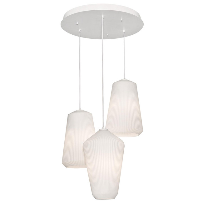 Lily Round Multi-Light Pendant by AFX