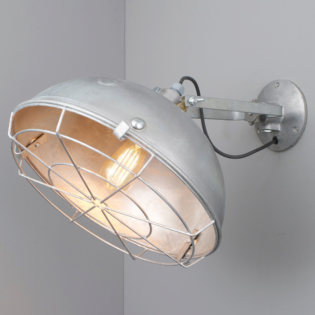 Steel Working Industrial Wall Sconce by Original BTC