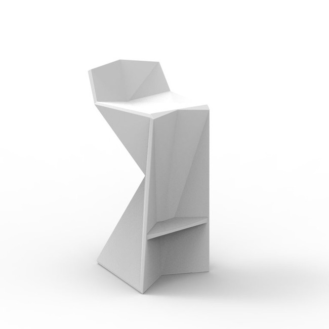 Vertex Outdoor Bar Stool by Vondom