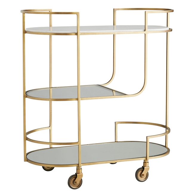 Trainor Bar Cart by Arteriors Home