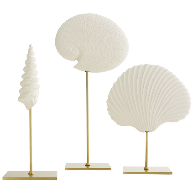 Shell Sculpture Set of 3 by Arteriors Home