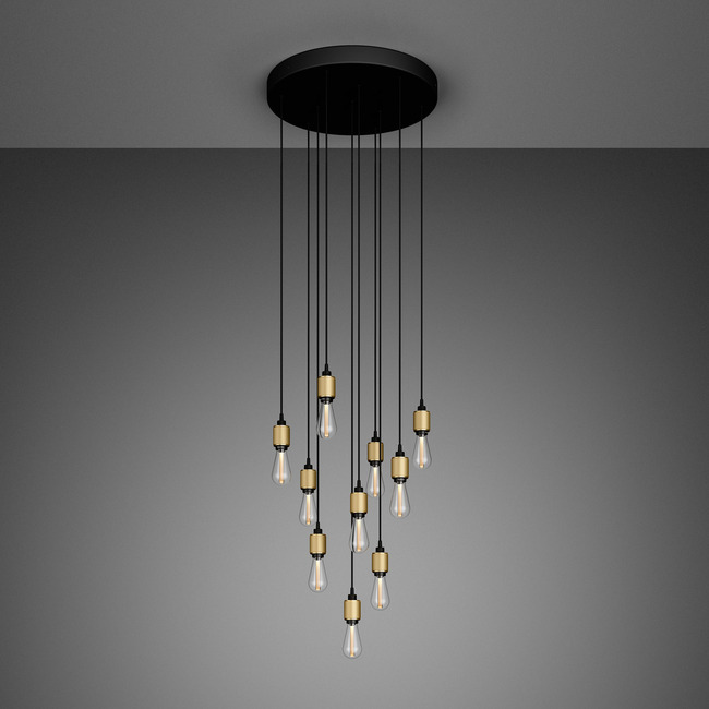 Heavy Metal Cascade Multi Light Pendant by Buster + Punch
