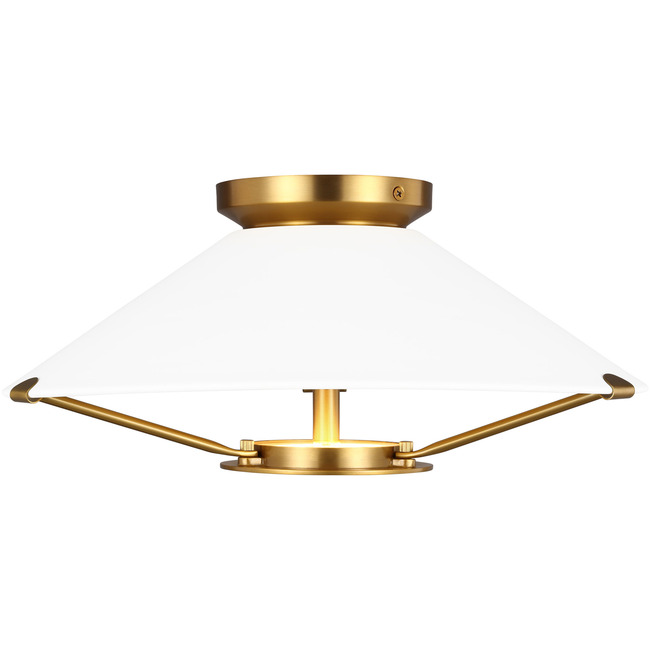Ultra Light Semi Flush Ceiling Light - Floor Model by Visual Comfort Studio