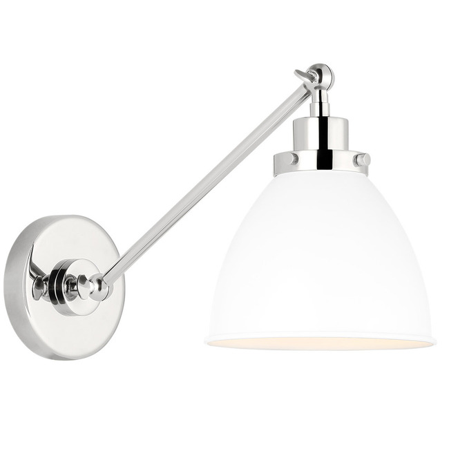 Wellfleet Single Arm Dome Wall Sconce by Visual Comfort Studio