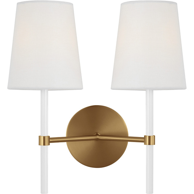 Monroe Double Wall Sconce by Visual Comfort Studio