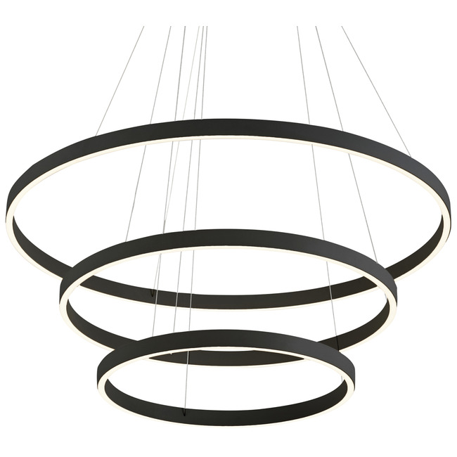 Cerchio Three Tier Chandelier by Kuzco Lighting