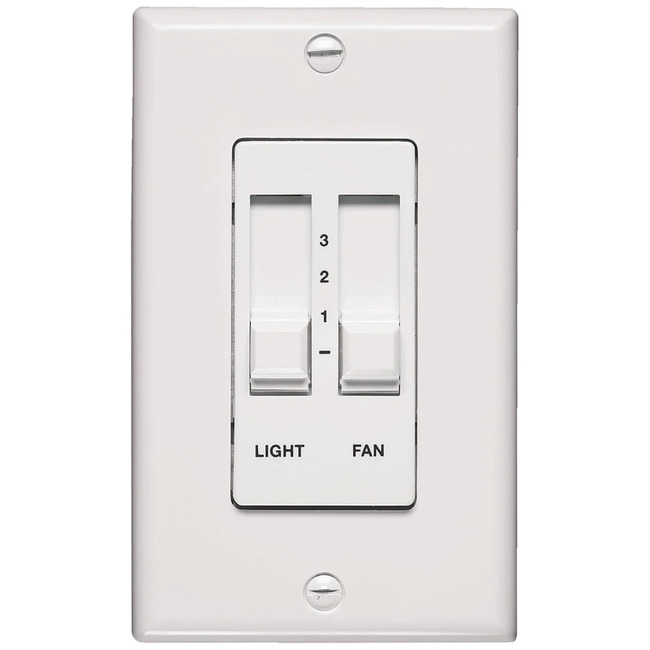 Fan / Light Slider Wall Control by Quorum