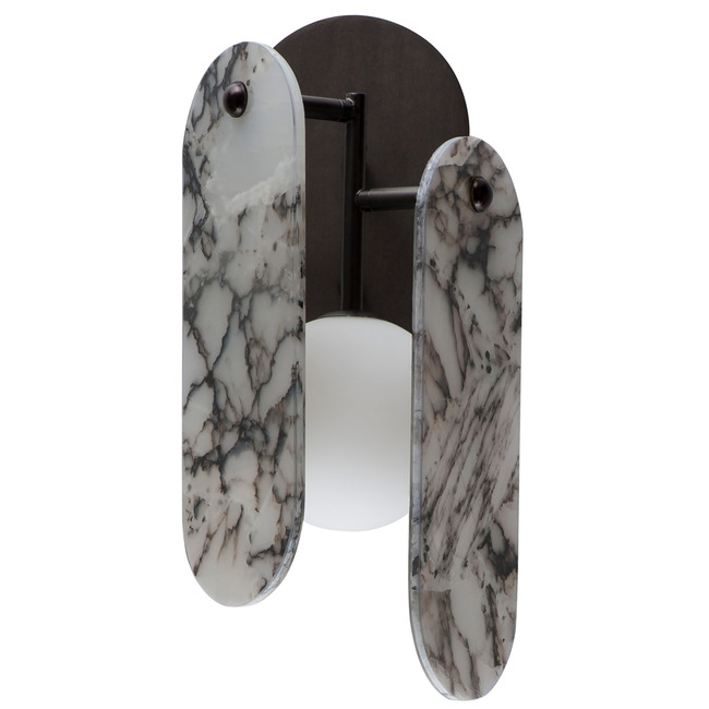 Megalith Stone Wall Sconce by Studio M