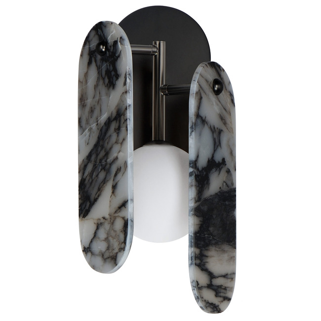 Megalith Stone Wall Sconce by Studio M