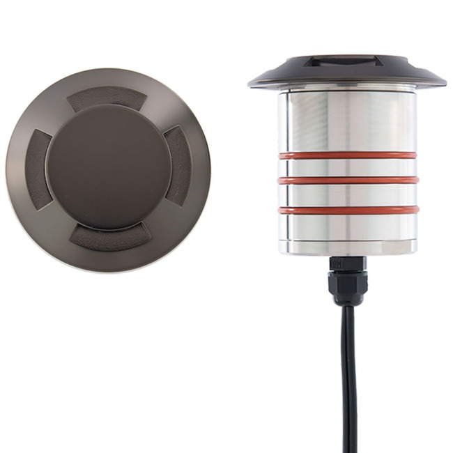 Round 2 Inch Quad-Directional In Ground Light 12V by WAC Lighting
