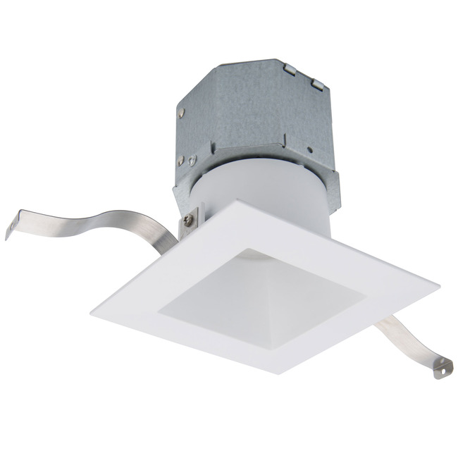 Pop-In 4IN Square Color-Select New Construction Housing/Trim by WAC Lighting
