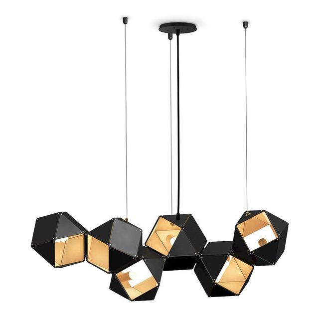 Welles Steel Linear Chandelier by Gabriel Scott