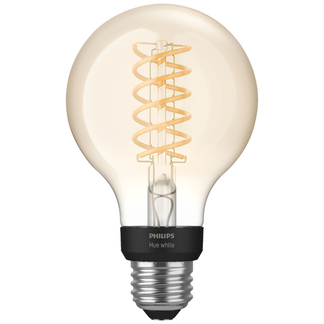 Hue G25 White Filament Smart Bulb by Philips Hue