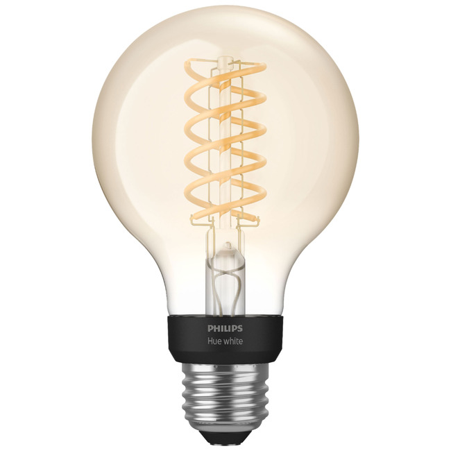 Hue G25 7W White Filament Smart Bulb by Philips Hue