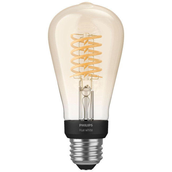 Hue ST19 7W White Filament Smart Bulb by Philips Hue