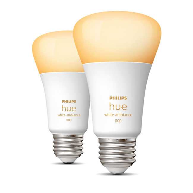 Hue A19 10.5W White Ambiance Smart Bulb by Philips Hue