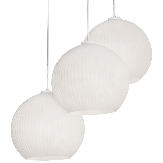 Cleo 3 Light Round Pendant by AFX