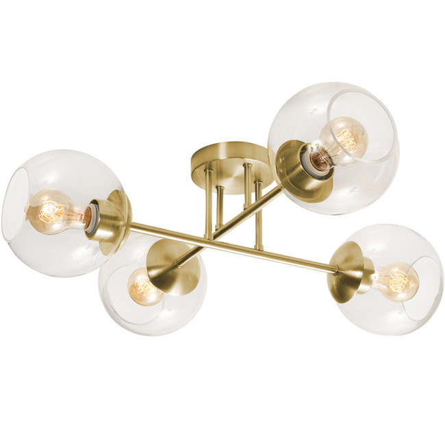 Jamie Semi Flush Ceiling Light by AFX