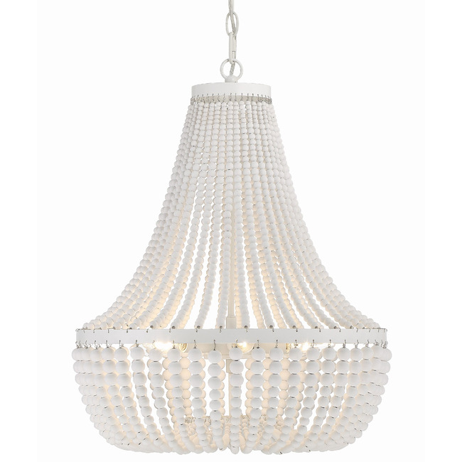 Rylee Wood Chandelier by Crystorama