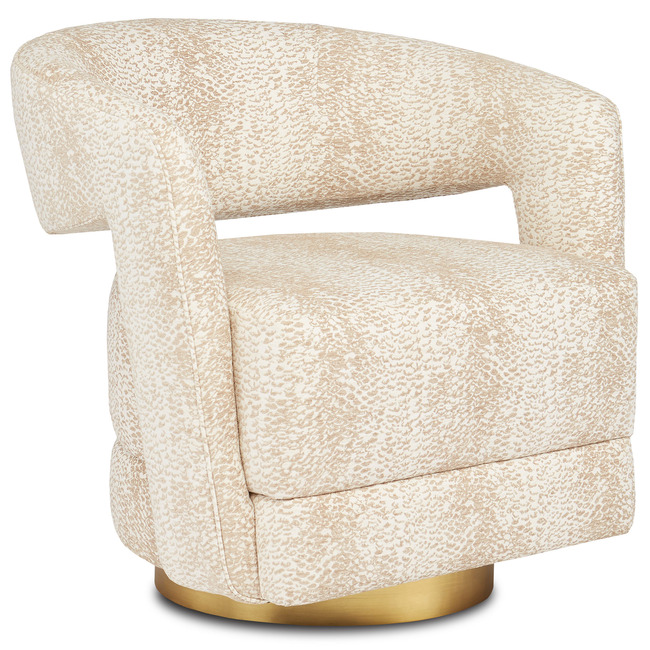 Maren Swivel Chair by Currey and Company