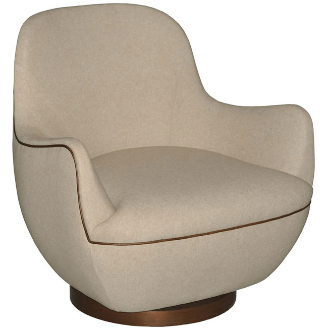 Brene Swivel Chair by Currey and Company