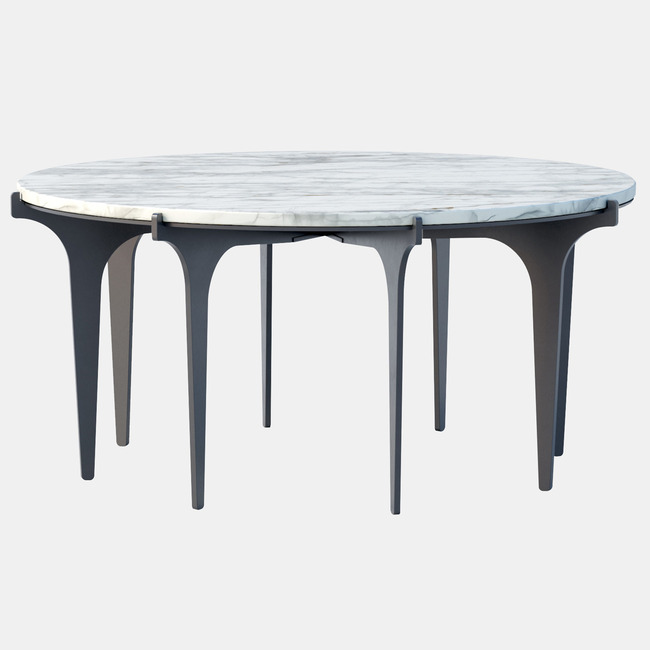 Prong Round Coffee Table by Gabriel Scott