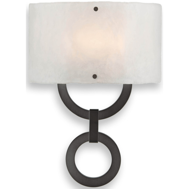 Carlyle Round Link Wall Sconce by Hammerton Studio