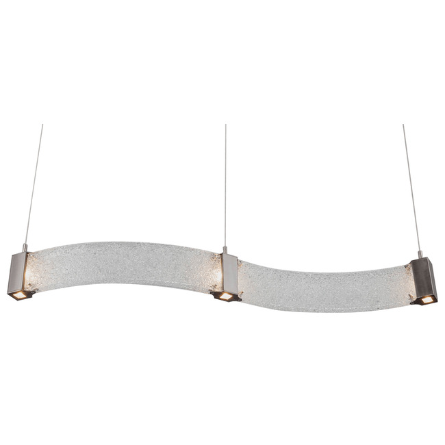 Parallel Curved Linear Pendant by Hammerton Studio